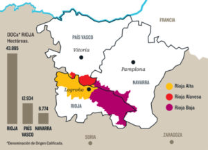 Map DOCa Rioja